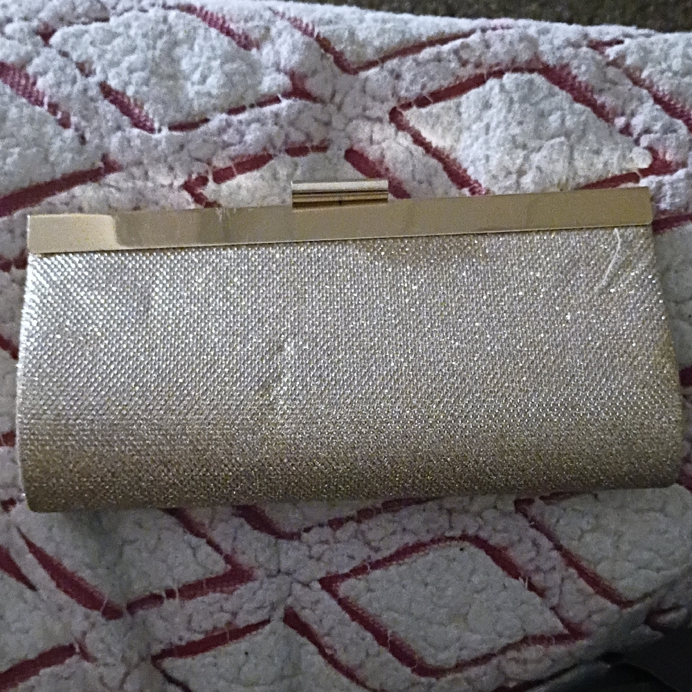 Elegant Gold Clutch Bag
